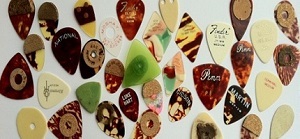Tina's Guitar Pick Collection